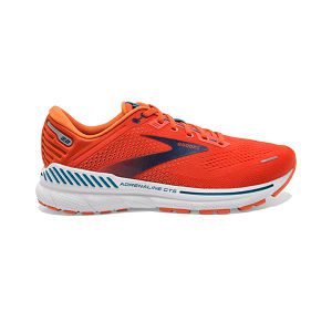 Brooks Adrenaline GTS 22 Mens Road Running Shoes Orange/Blue/White | USA-NUD523108